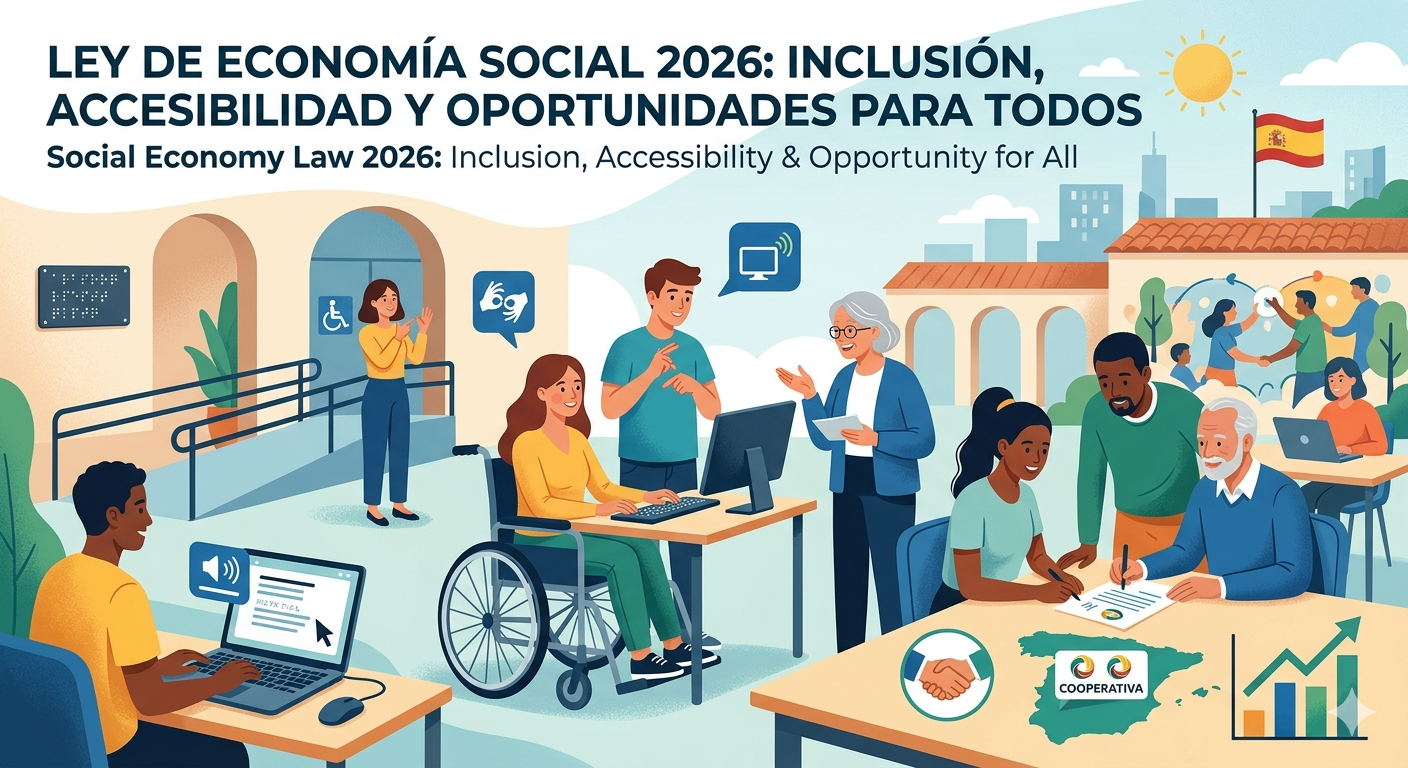 Imagen relativa a la ley de impulso de la economía social de 8 de abril de 2026